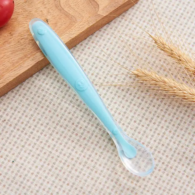 light blue Миска для детского питания, Детская миска для хранения пищевых добавок, антипроливающаяся, вращающаяся на 360 градусов, жесткая тарелка для кормления ребенка, посуда для кормления ребенка - Цвет: light blue