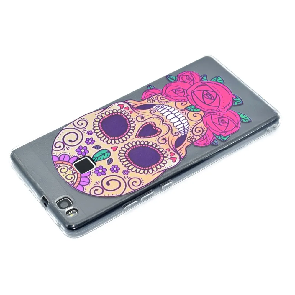 Мандала бабочка череп эйфелева башня тпу кремния case для huawei p10 плюс g9 lite silicone for p8