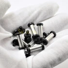 Ножевой винт M3.5 для рукоделия, стальной винт с заклепкой диаметром 5 мм 6 мм, 10 шт.