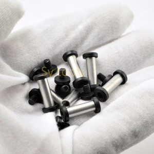 Ножевой винт M3.5 для рукоделия, стальной винт с заклепкой диаметром 5 мм 6 мм, 10 шт.