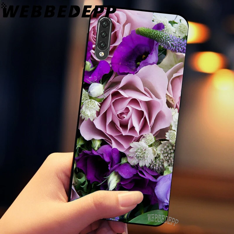 WEBBEDEPP элегантные фиолетовые мягкие ТПУ чехлы накладки для Xiaomi Redmi 7 4A 5A 6A 8A S2 4 4x5 Plus 6