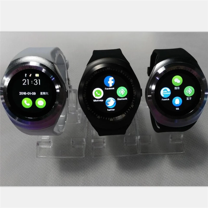 Фитнес трекер Bluetooth smart watch Y1 независимая поддержка уведомления о вызовах и с Nano SIM