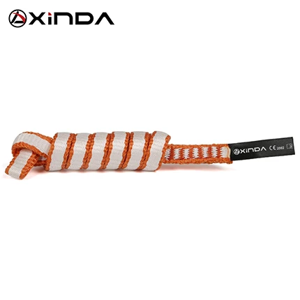 Orange-60cm Xinda Открытый скалолазание оборудование пояс для альпинизма поддержка Защитная стропа высокая прочность носимых ремни безопасности слинг - Цвет: Orange-60cm