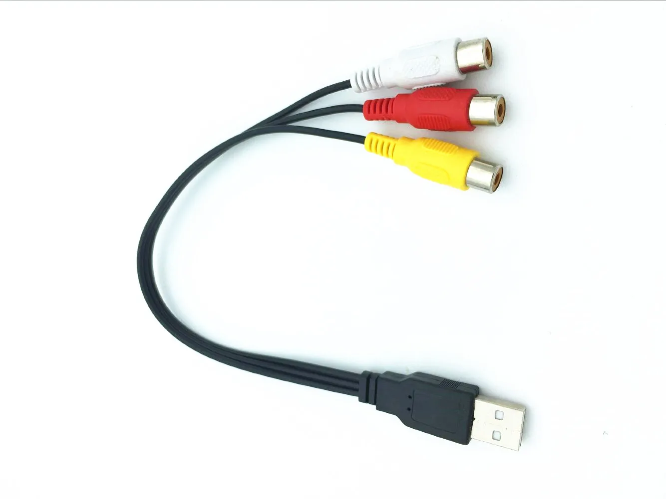 USB к 3RCA шин AV аудио кабель 3rca революция три лотоса женский медной