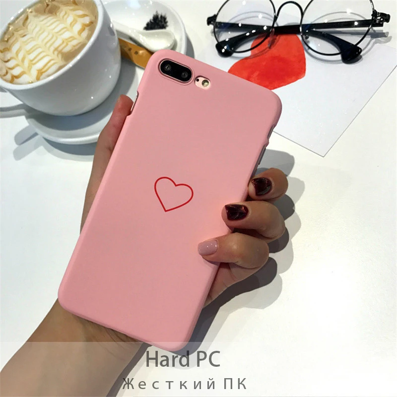 Luoyy fenjj милый чехол для iphone 6 6s 5 5S SE 7 8 Plus X 10 Жесткий Чехол задней панели из ПК