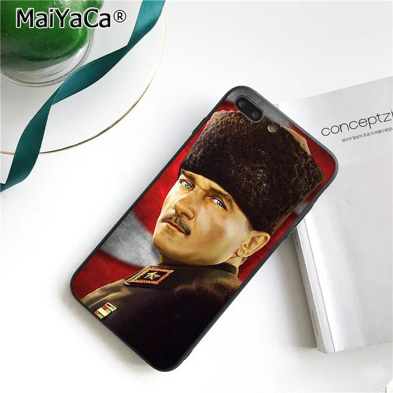 Чехол для телефона MaiYaCa Turkey Mustafa kemale Ataturk для iphone 11 Pro 11Pro MAX 6S 6plus 7 7plus 8 8Plus X Xs MAX 5 5S XR 10 - Цвет: A11
