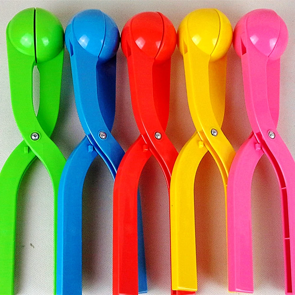 Высокое качество снежок клип зимняя снежный ком мейкера инструменты 3 шт./лот