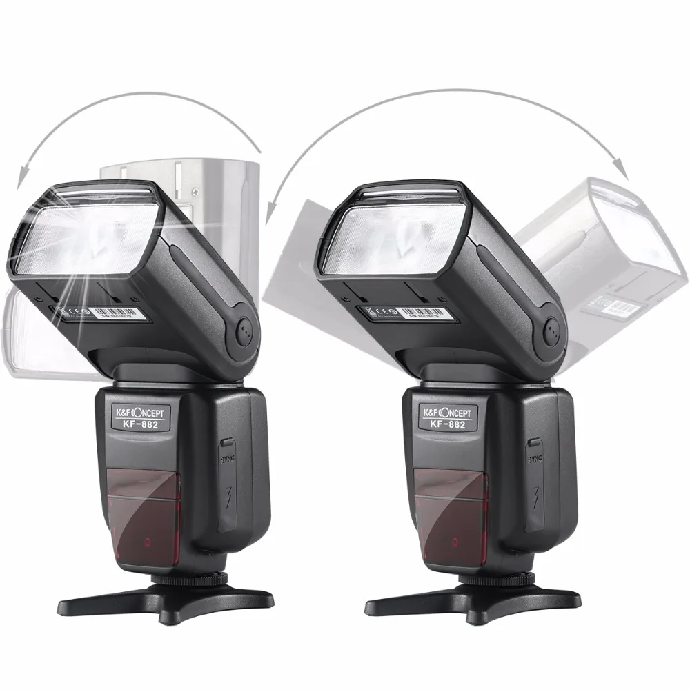 K& F концепция KF882 Беспроводная скорость вспышки lite ttl HSS Высокоскоростная синхронизация 1/8000s Master Slave GN58 для Nikon Canon DSLR камеры