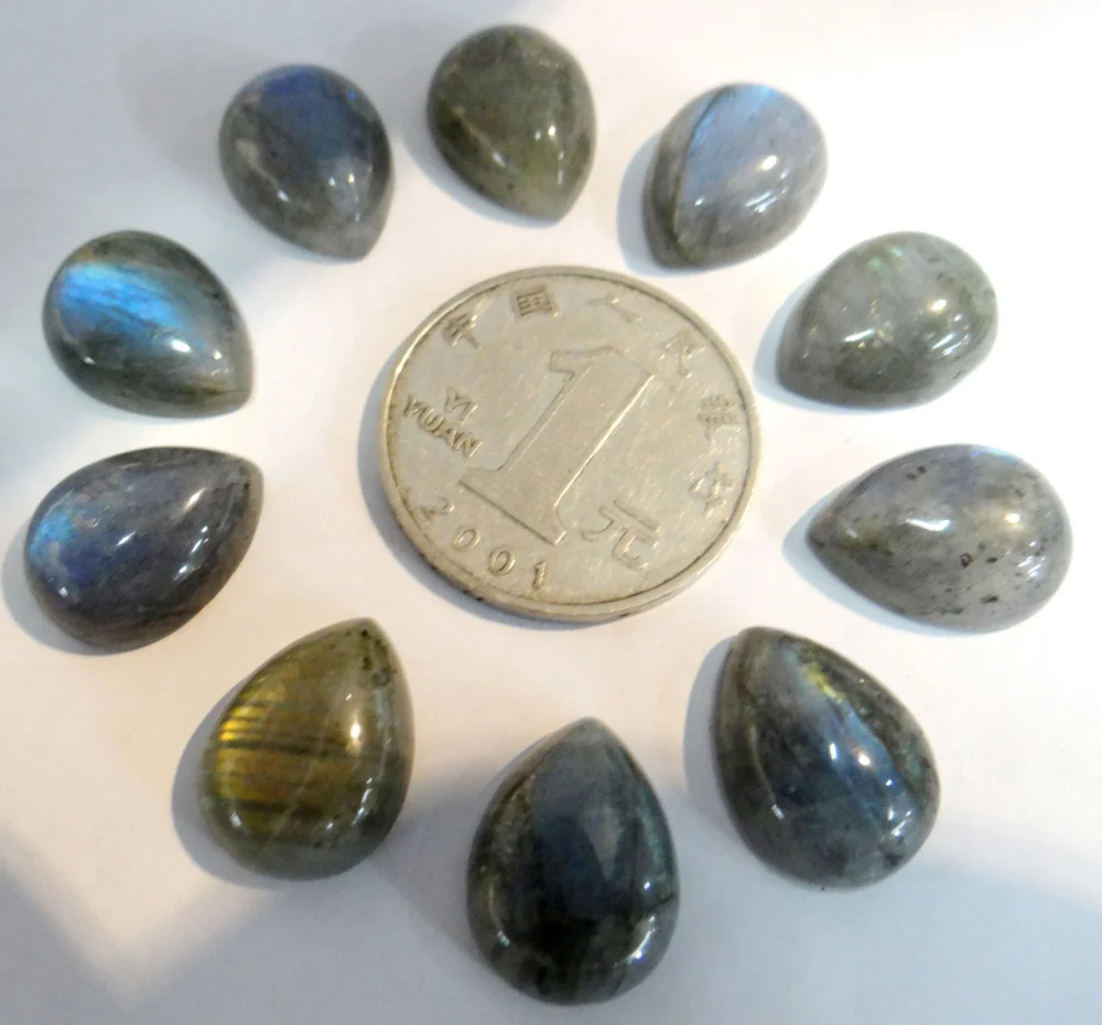 Подвеска кабошон с натуральным камнем бирюзой 12 х16 мм 20 шт.|natural stone|stone