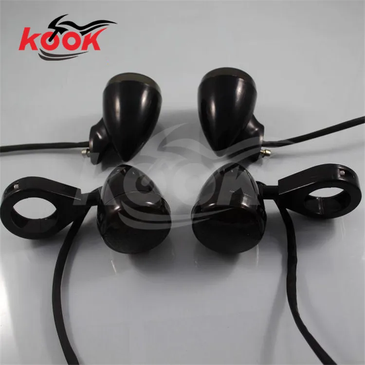 4 светильник т. поворотники для мотоцикла с кронштейном 39 мм|set of|set 4set led |