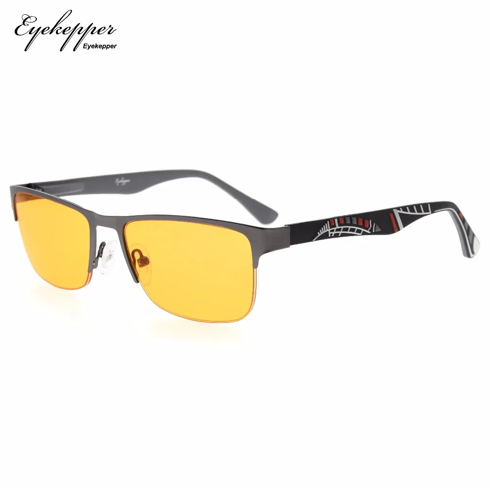LX17003 eyepepper компьютерные очки для чтения с оптическим half обод Frame UV400 96.9% синий