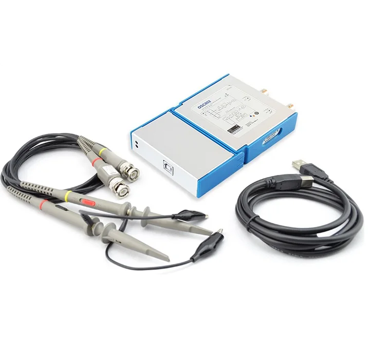Виртуальный осциллограф USB для ПК OSC802 80M Дискретная полоса пропускания 25M