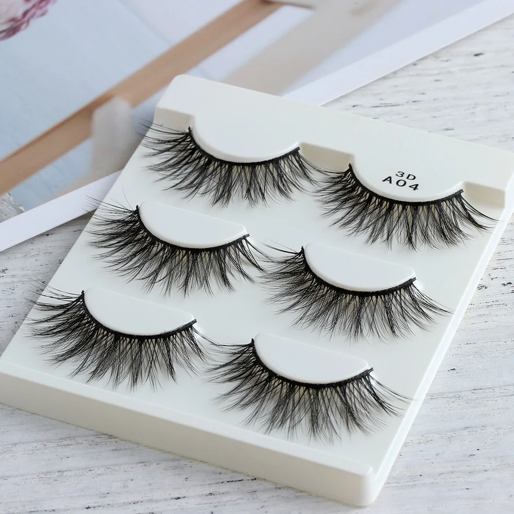 3 пары натуральные накладные ресницы для макияжа|natural false eyelashes|false eyelashesfalse eyelashes 3d |