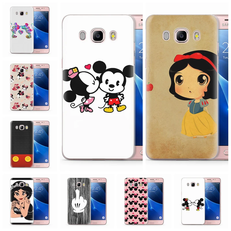Чехол для Funda Samsung Galaxy J5 2016 чехол J510 J510F TPU цветной мягкий с изображением Микки и
