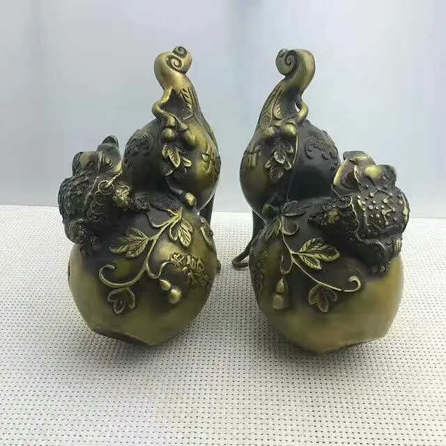 Потрясающая китайская фэн шуй медная Статуэтка Скульптура Фэн Шуй поставки