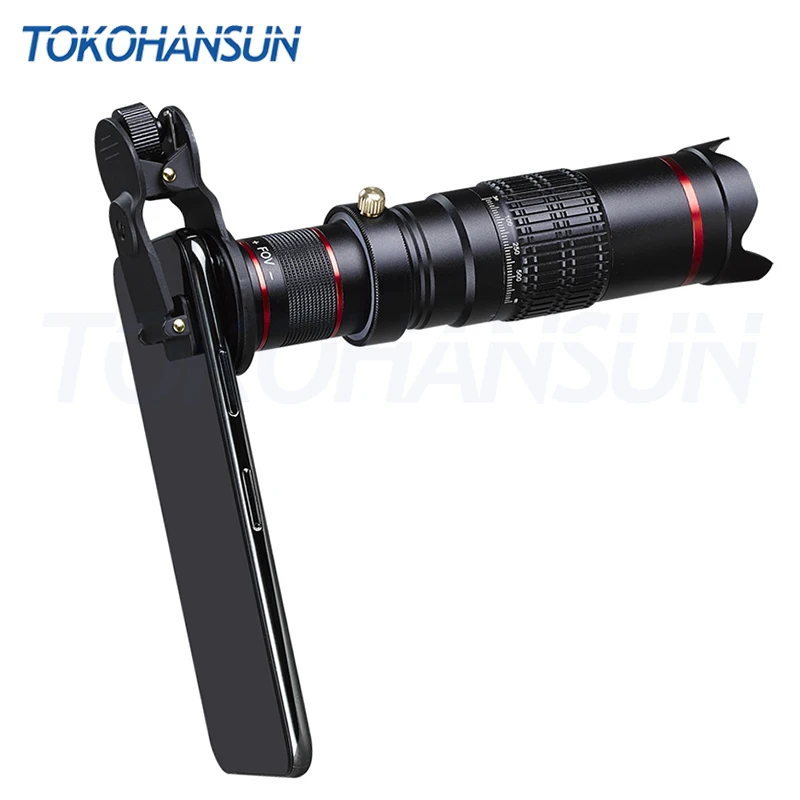 TOKOHANSUN 22X телефото зум объектив Портативный 22x Монокуляр телескоп Lentes с Selfie Штатив