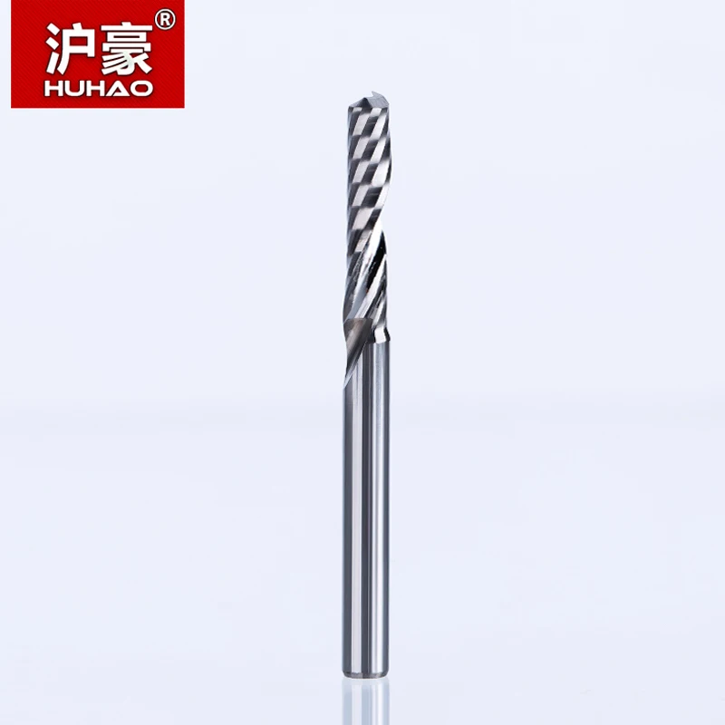 Huhao 1 шт. 3.175 мм Один Флейта Спираль Фрезы для дерева фреса ЧПУ Концевая карбида
