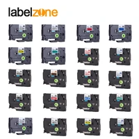 mixed 30 colors combo tze label tape compatible brother p touch printers tze231 tze 231 for p touch pt labeler tze131 tze 231