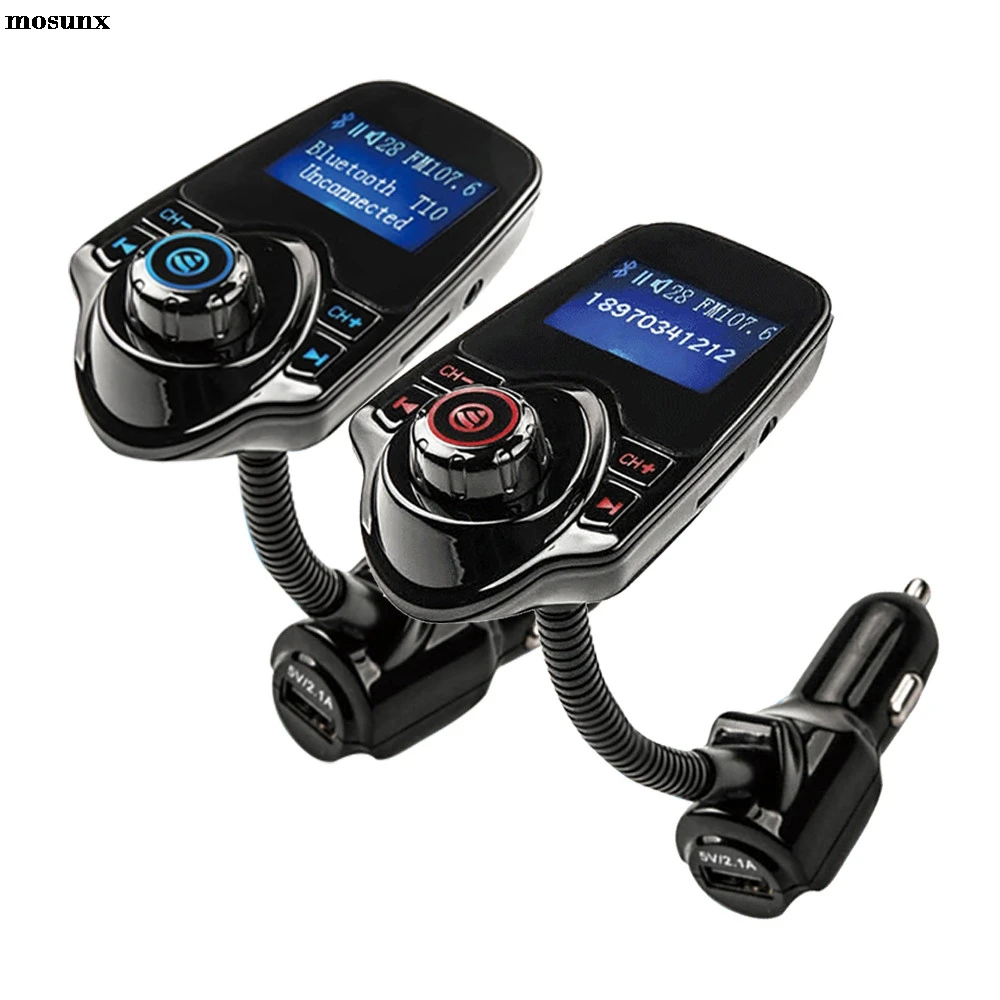 Автомобильный комплект mosunx Handsfree беспроводной Bluetooth fm передатчик mp3 плеер USB ЖК