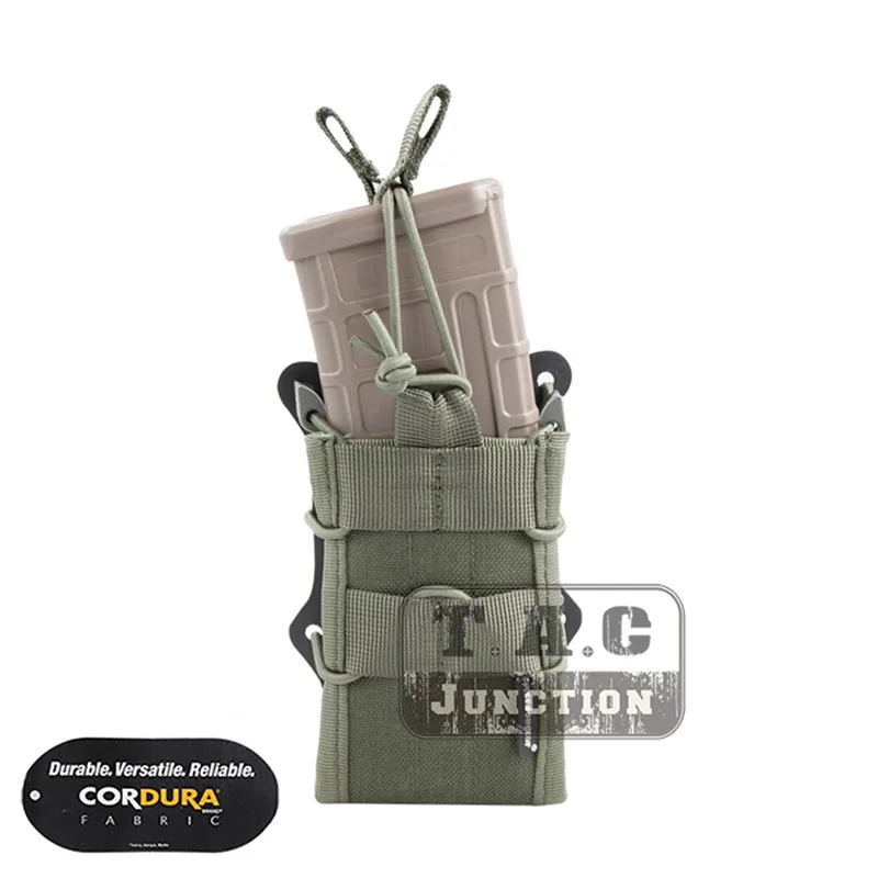 Emerson двойной винтовки модульный подсумок для 5,56 M4 M16 AR15 SR52 P-MAGS M1A1 G3 разгрузка emersongear магазинная сумка для обоймы Перевозчик - Цвет: FG