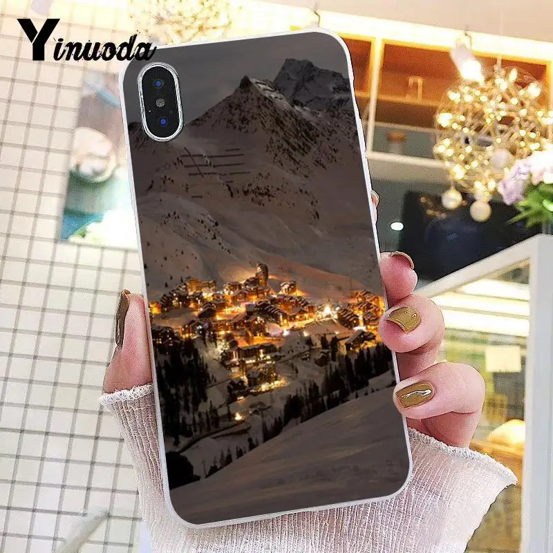 Чехол Yinuoda Alps mountain оболочка аксессуары для телефона чехол iPhone 8 7 6 6S Plus X XS MAX 5 5S SE XR 10