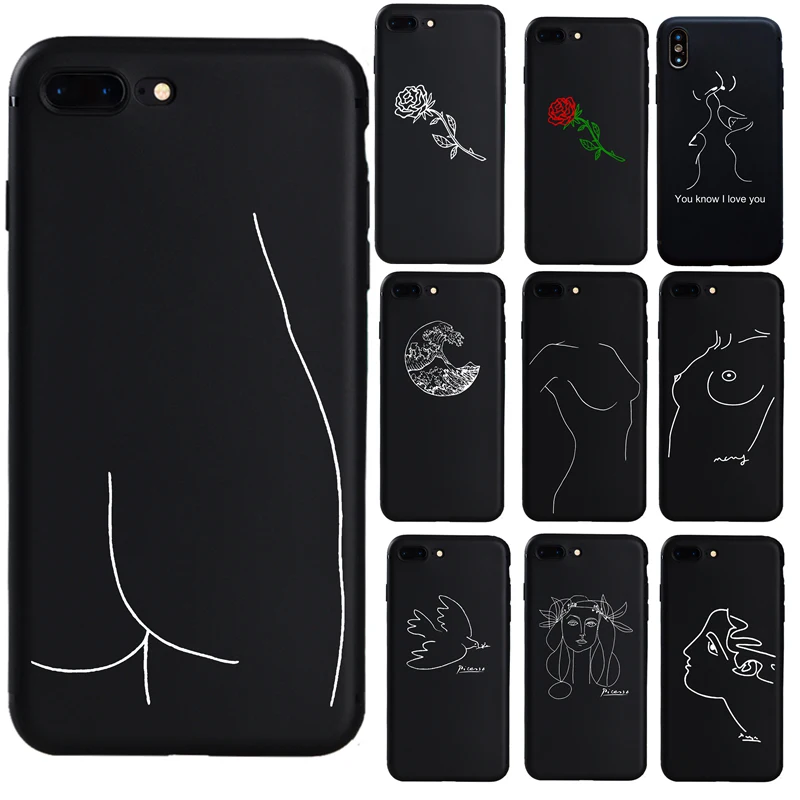 Мягкий силиконовый чехол для iphone 6s 6 7 8 Plus X XS Max XR 11 Pro SE|Бамперы| |