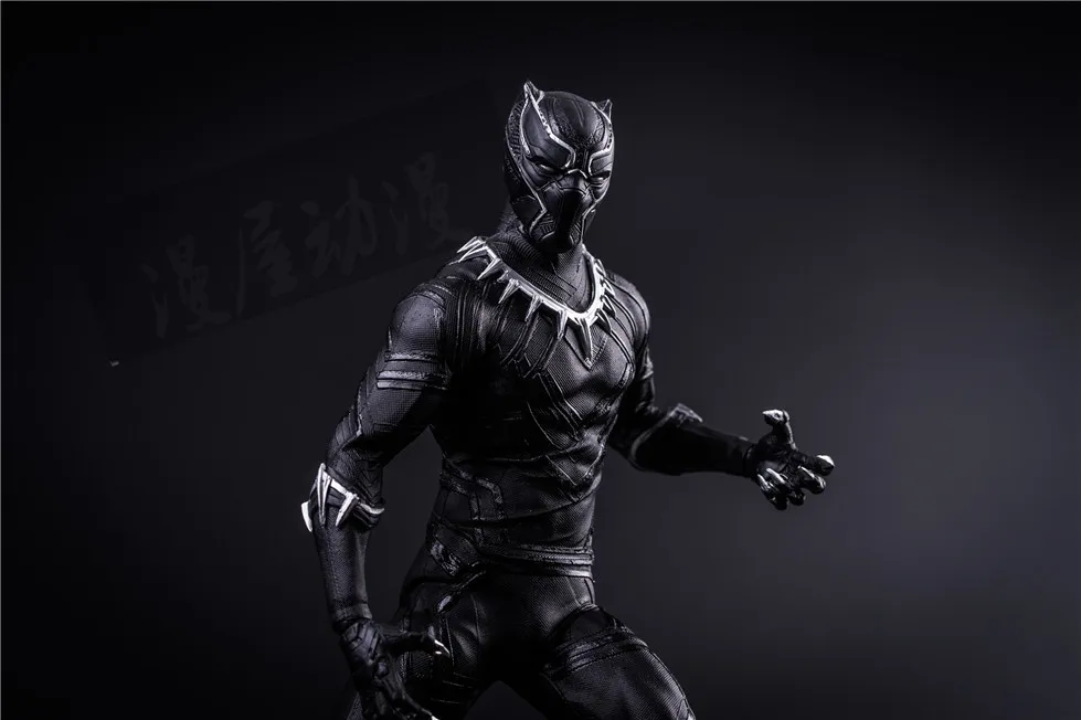 27 см Marvel Мстители супер герой Стенд статуя Черная пантера фигурка модель игрушки