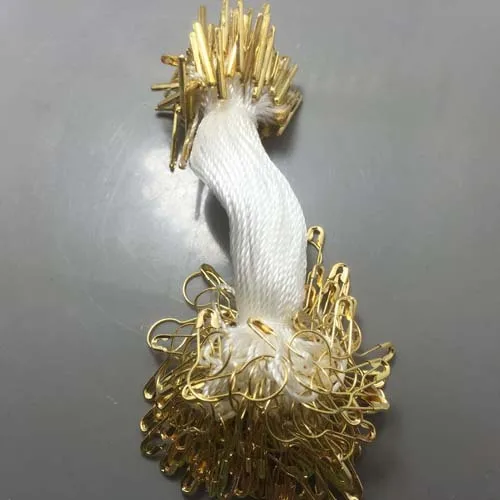 Модный металлический штырь бирки веревка с петлей Пластик бирка шнуром ткани для