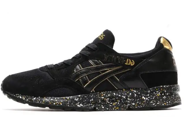 Оригинальные ASICS GEL LYTE V 5 черный/Латиго Bay дышащая Для Мужчин's Обувь для