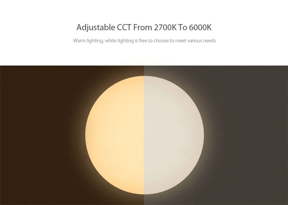 Yeelight JIAOYUE 650 потолочный свет WiFi/Bluetooth/приложение Smart control окружающее освещение потолочный светильник 200-240 В
