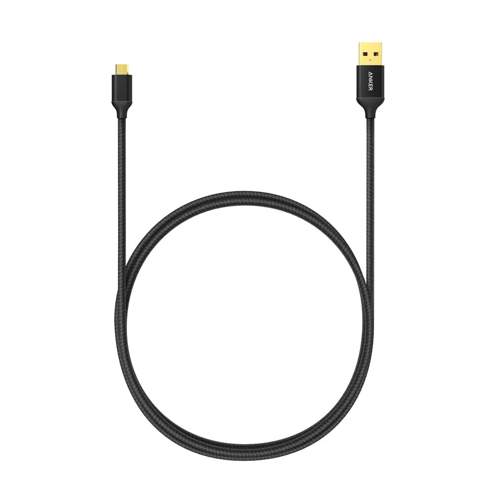 Anker Nylon плетеный поводок-Бесплатный Micro USB кабель с позолоченными разъемами для Android samsung htc Nokia; sony и многое другое