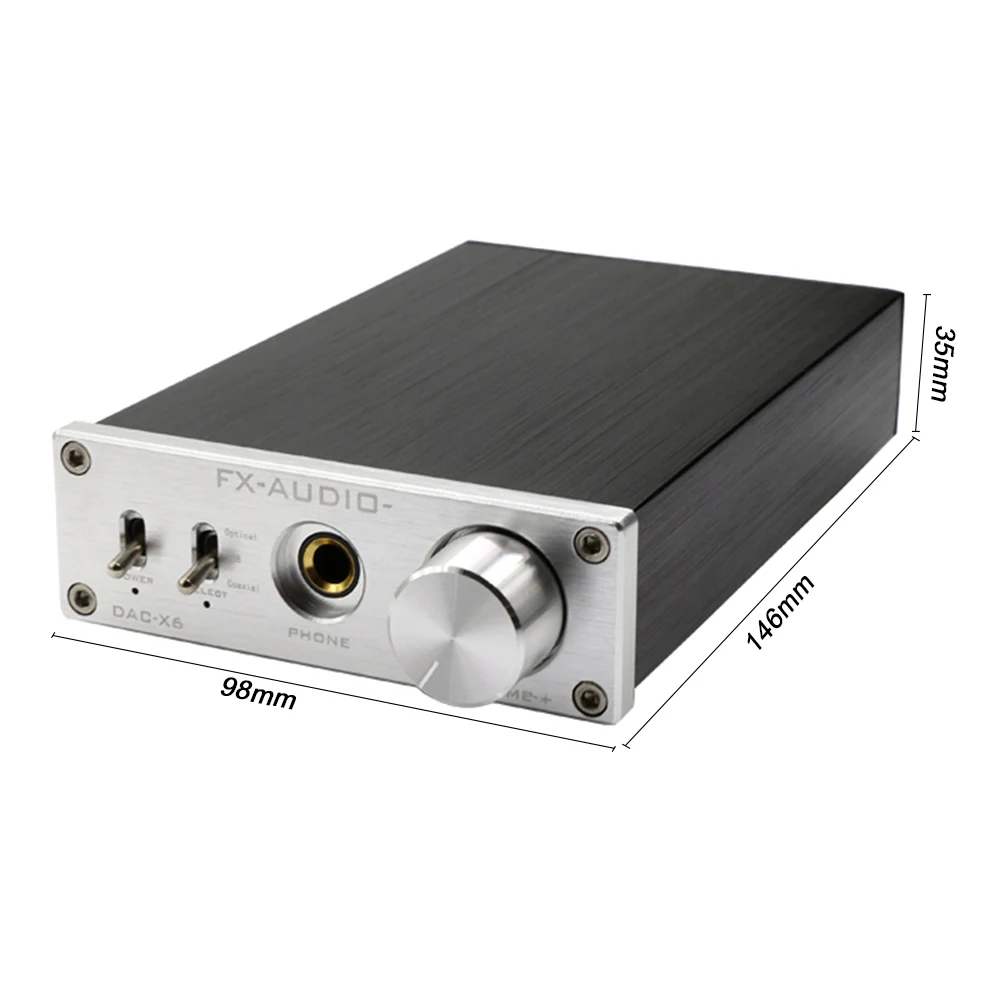 FX Audio DAC X6 HiFi 2 0 Цифровой коаксиальный декодер USB/коаксиальный/оптический выход
