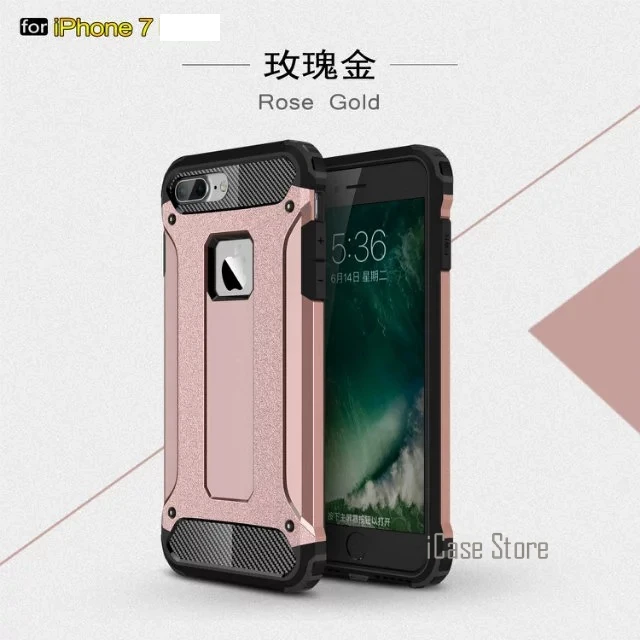 Закаленное стекло + телефон случаи Роскошный чехол для iPhone 7 Чехол Iphon мобильного