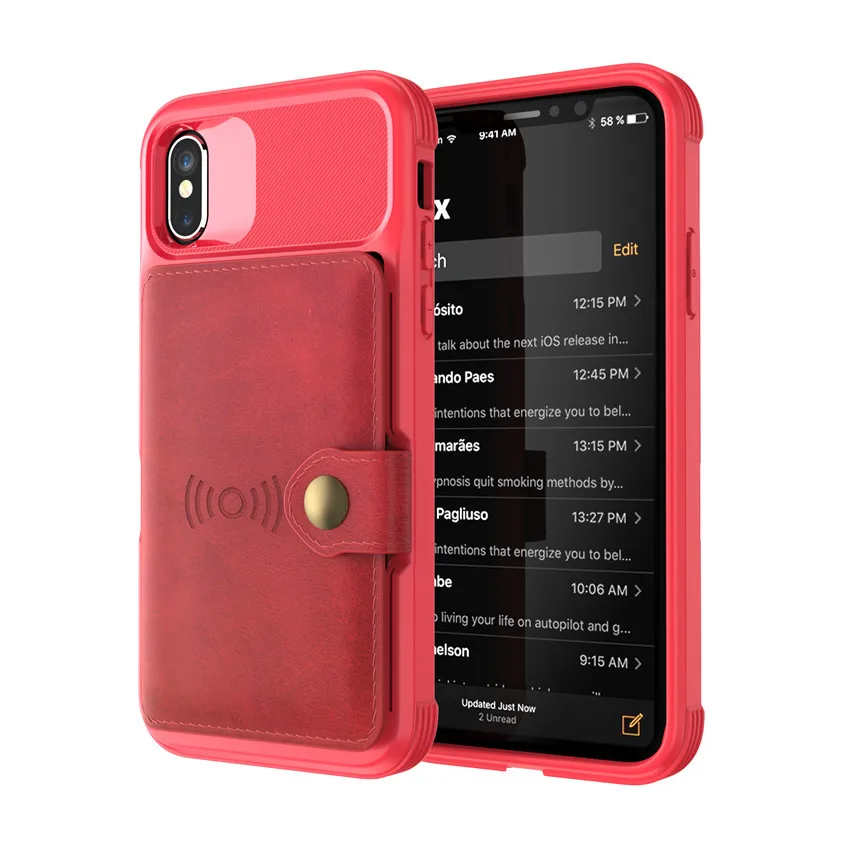 Роскошный многофункциональный кожаный чехол-бумажник для Iphone 11 PRO Xs Max Xr X 8 7 6 6s Plus, Гибридный Силиконовый чехол-бампер