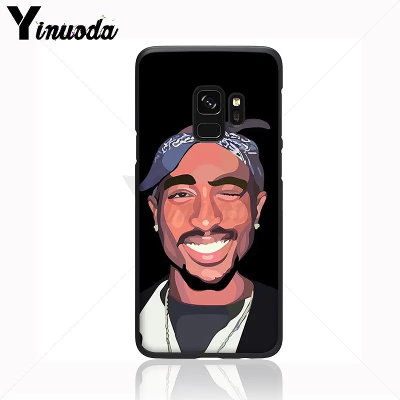 Yinuoda 2Pac для телефона с изображением Тупака пользовательские фото мягкий чехол