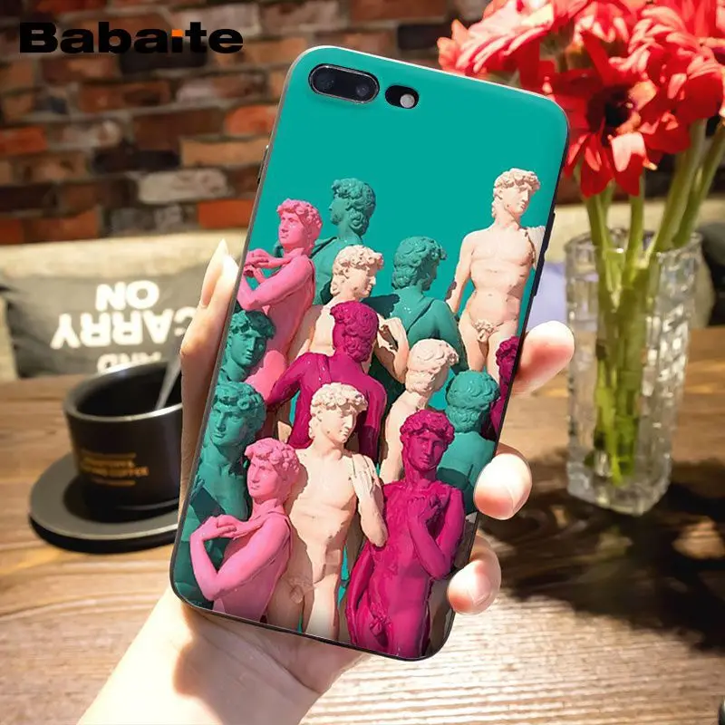 Babaite альтернативные статуи искусство DIY чехол для телефона с рисунком для iPhone 8, 7, 6, 6 S, Plus, 5, 5S SE XR X XS MAX Coque 11 11pro 11» бетонный завод - Цвет: A14