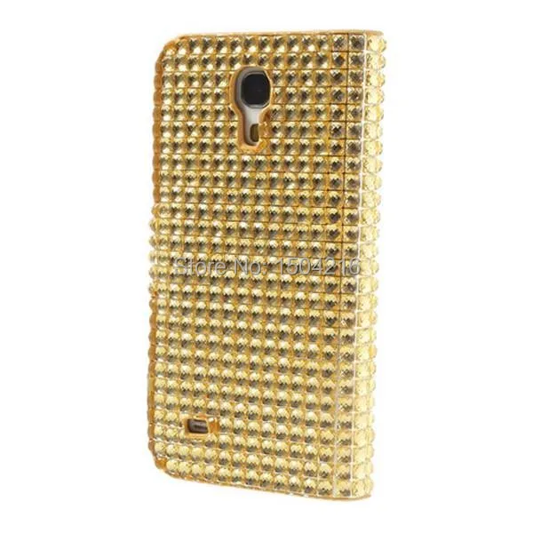 2014 Neo 1 PCS Bling Gel Crystal Leather Wallet Case for Samsung Galaxy S4 mini I9190 6 Colors Available Free Shipping |
