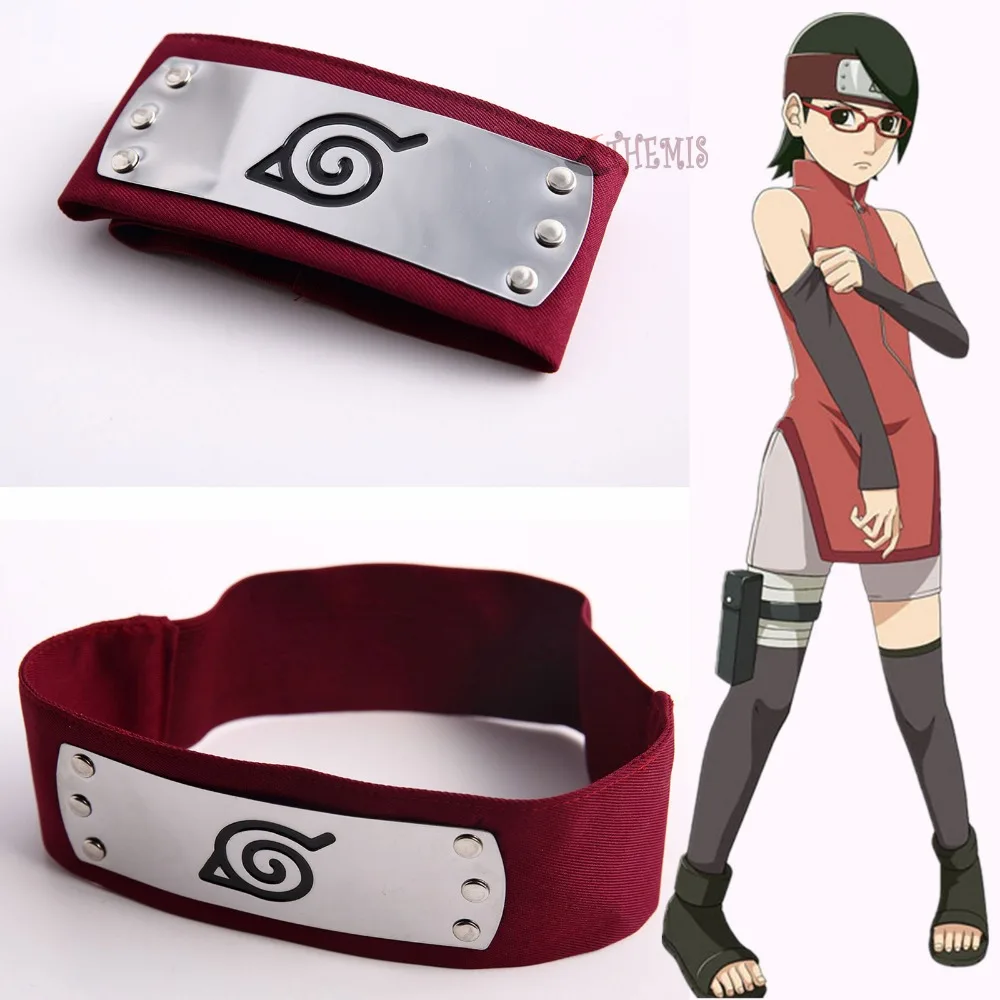 Athemis повязка на голову из BORUTO Наруто фильм Учиха сарада Косплэй костюм