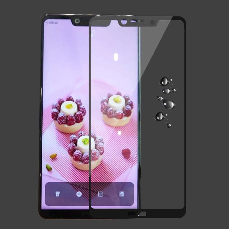 3D закаленное стекло для Sharp S3 Полное покрытие экрана Взрывозащищенная защитная