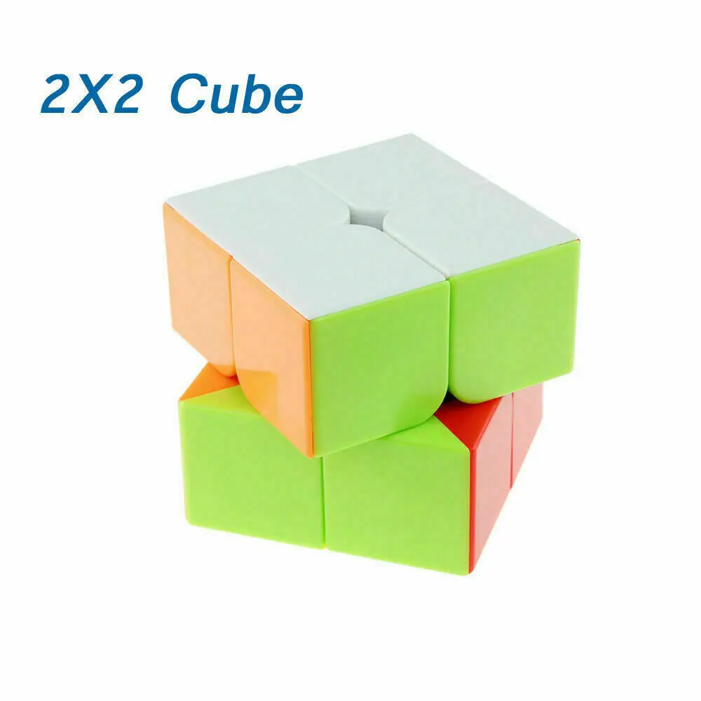 2x2x2 скоростной липкий волшебный куб Твист Головоломка игрушка IQ игра причудливый