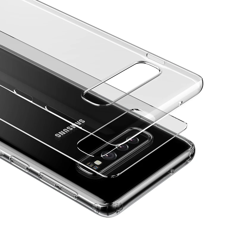Transparent Чехол Baseus для samsung Galaxy S10 Plus, ультра тонкий прозрачный мягкий ТПУ силиконовый чехол на заднюю панель для samsung S10 S10Plus, чехлы - Цвет: Transparent