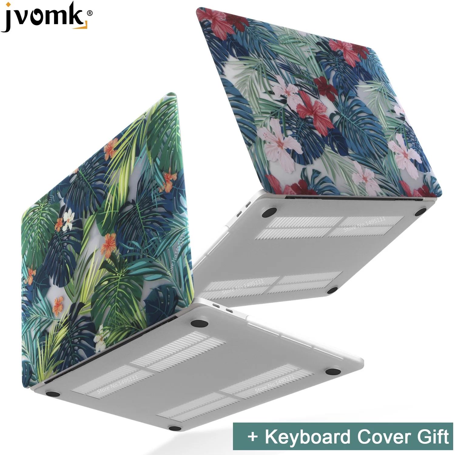Чехол для ноутбука с принтом пальмовых листьев для MacBook Air Pro retina 11 12 13 15 дюймов с сенсорной панелью+ чехол для клавиатуры