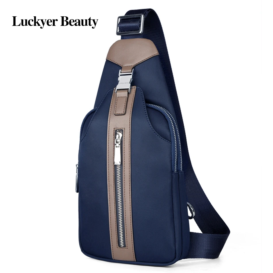 LUCKYER BEAUTY повседневная мужская сумка через плечо водонепроницаемая холщовая