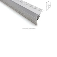 20 x1 m setslot 120 degree beam angle led aluminium housing channels and v shape aluminum profile for led outer wall corner