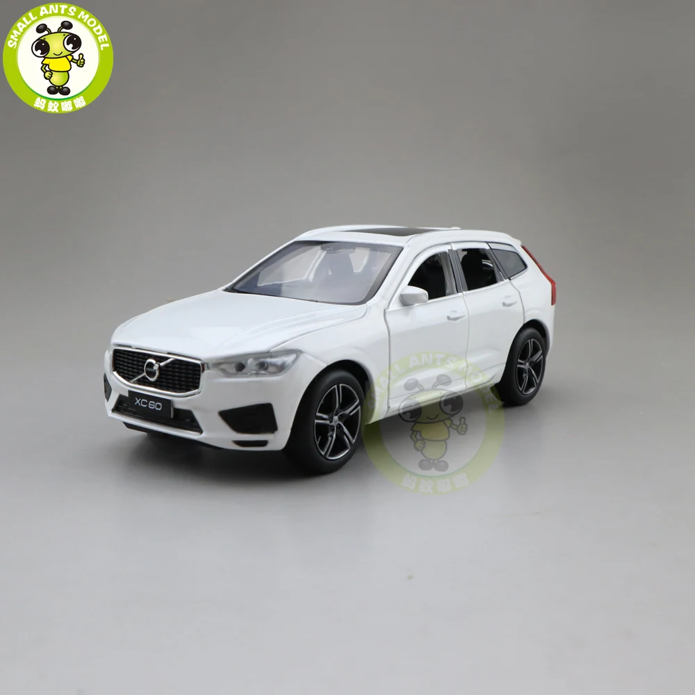 1/32 JACKIEKIM все новые Volvo XC60 литая модель автомобиля игрушка джип для детей Подарки для мальчиков девочек звуковое освещение Вытяните назад