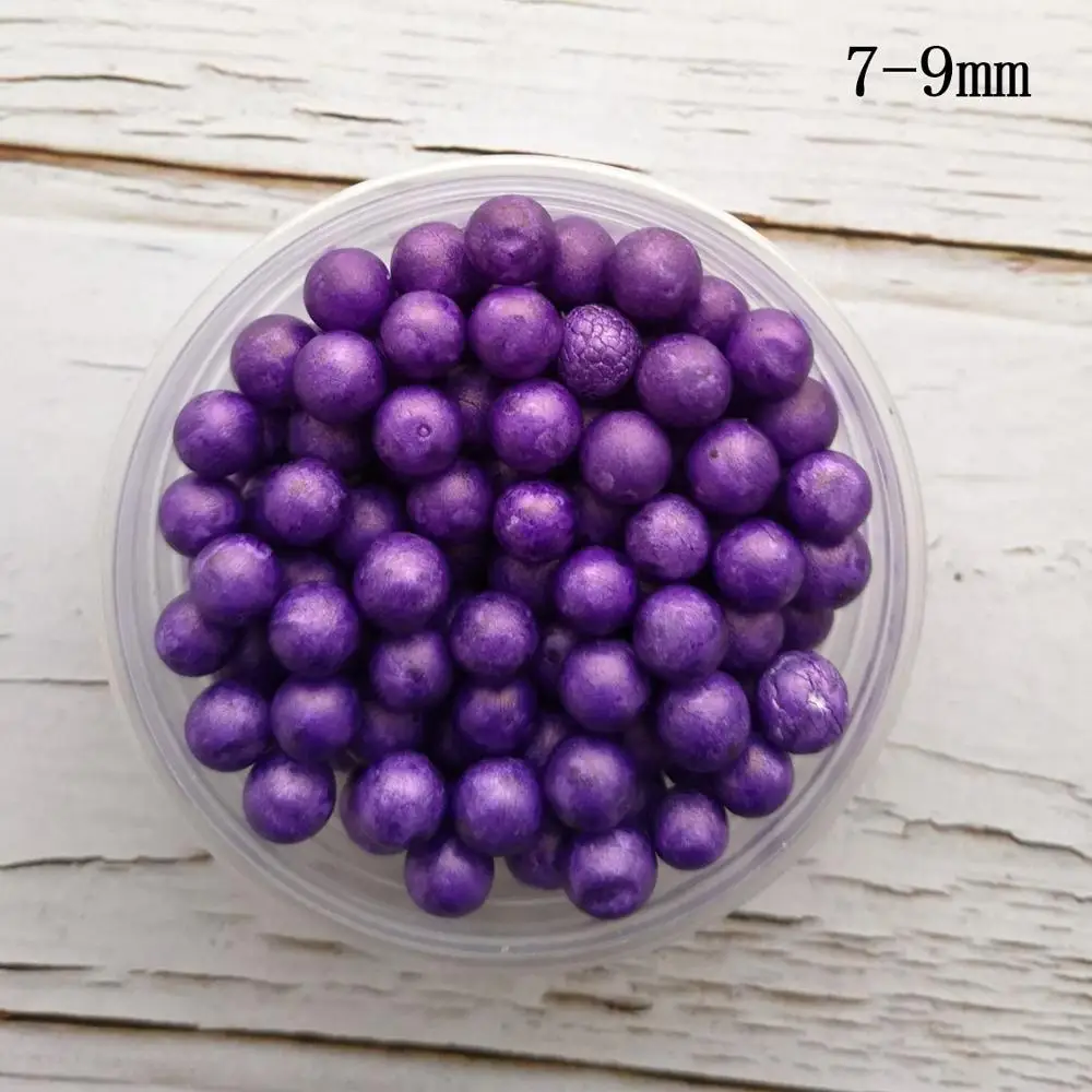 12 Boxes DIY Snow Mud Particles Accessories Slime Balls Small Tiny Foam Beads For Floam Filler Supplies | Дом и сад