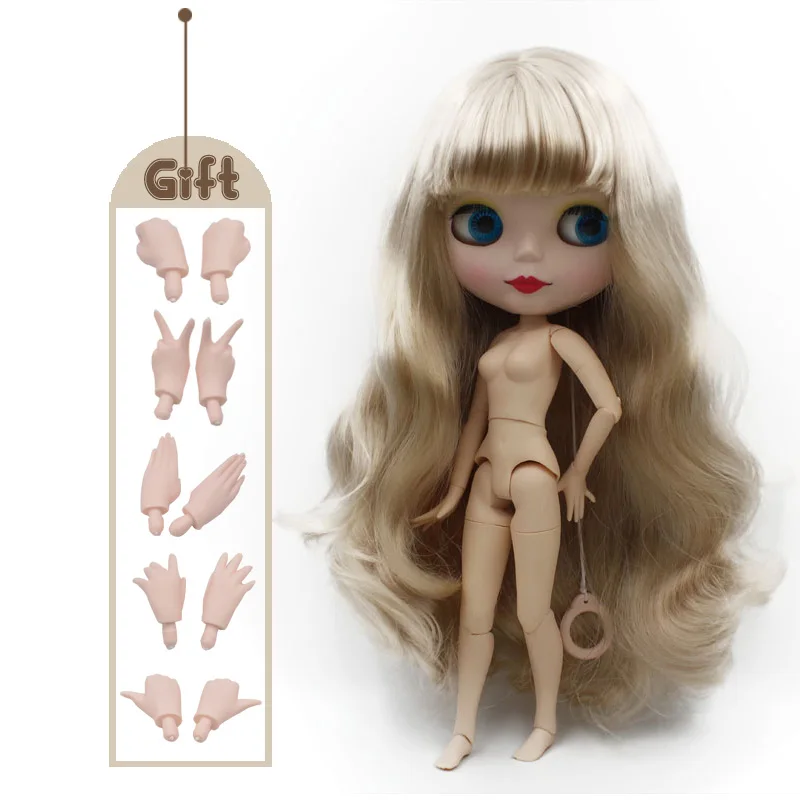 Hands NO.3 Заводская кукла Neo Blyth, матовое лицо, 1/6 BJD, шарнирная кукла Blyth, куклы для девочек, игрушки для новорожденных детей 5 - Цвет: Hands NO.3