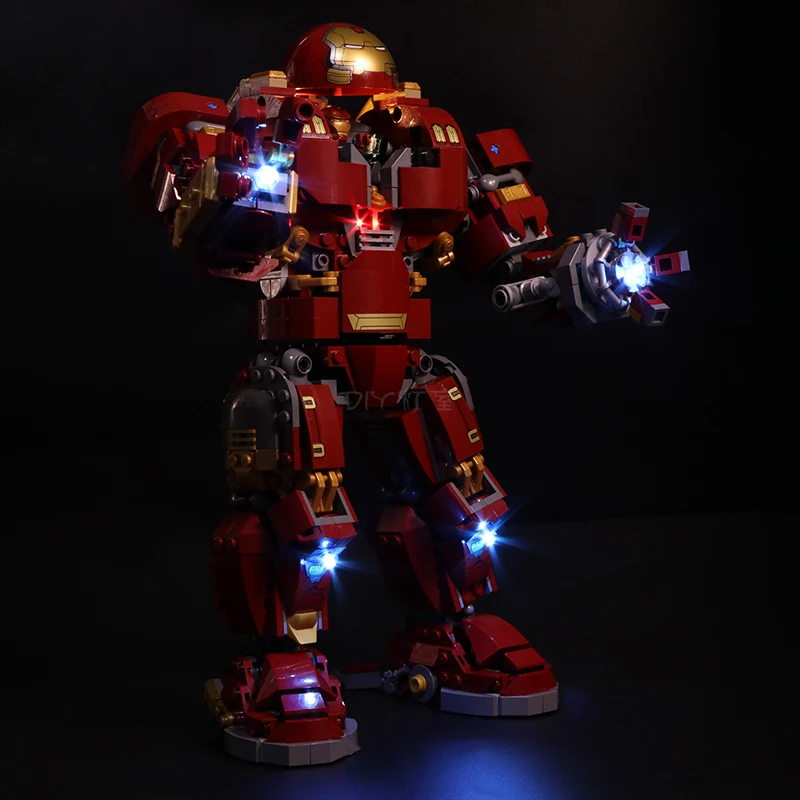 Светодиодный светильник набор для Lego 76105 совместимый 07101 халкбастер Железного