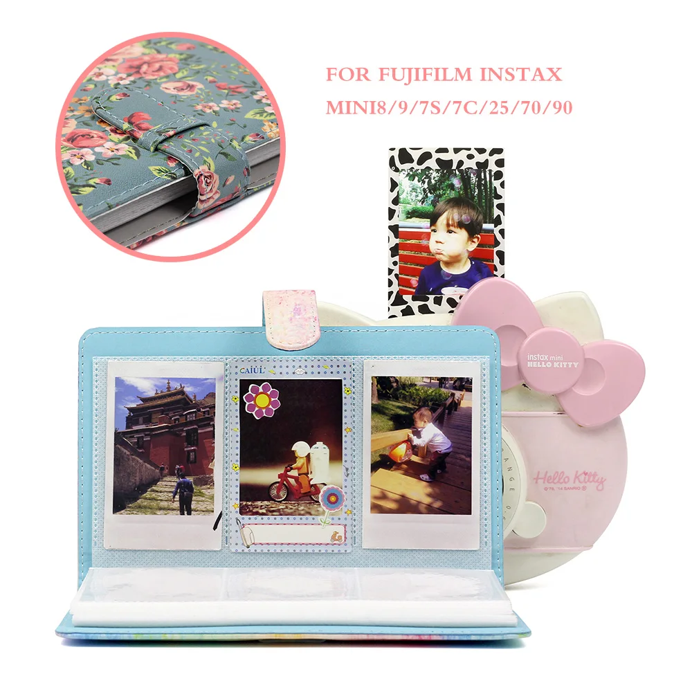 CAIUL 3 дюйма 96 шт фотоальбом для Fujifilm instax mini film Instax 11/9/mini8/7s/70/90/50/25 мгновенная пленка.