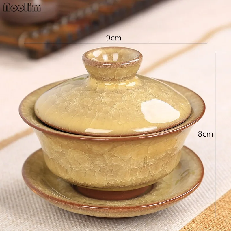Чайный сервиз NOOLIM чайный со льдом Gaiwan чайная чашка китайские чайные наборы кунг